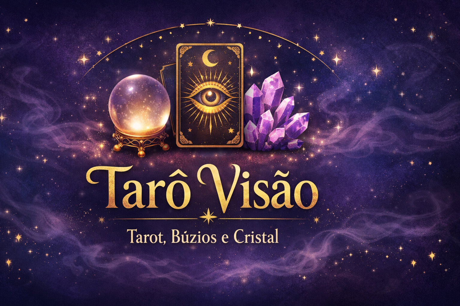 Banner do aplicativo Tarô Visão